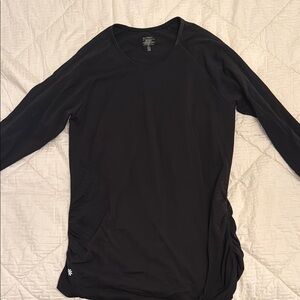 Athleta Black Long Sleeve Athletic Shirt